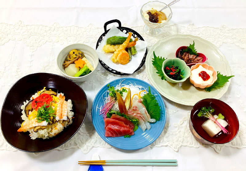 大阪市旭区のグループホーム　エクセレント城北公園前の行事食１