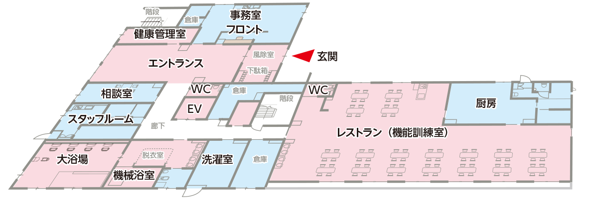 1階フロアマップ